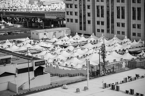 Tented City of Mina during Hajj