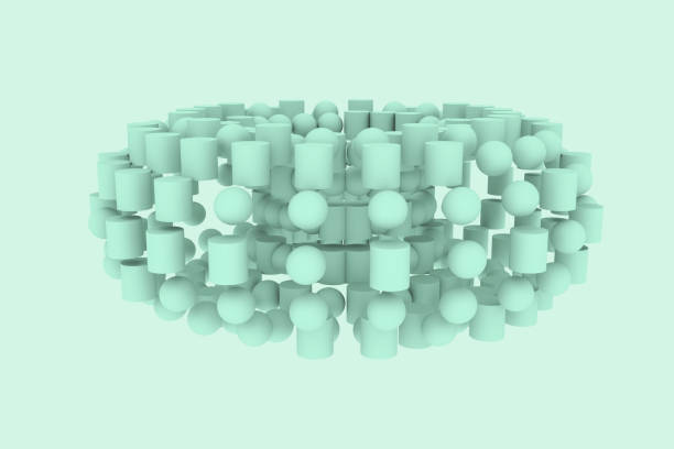 istock Abstract geometric background in light blue aquamarine pastel colors 3d rendered texture. Minimalist modern, futuristic or technology concept. Simple geometry shapes. Design template with copy space 1470617787