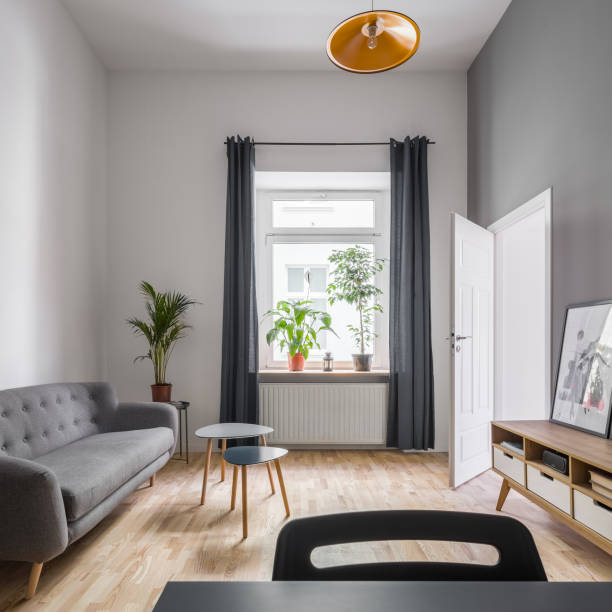 istock Living room in scandinavian style 1470617926