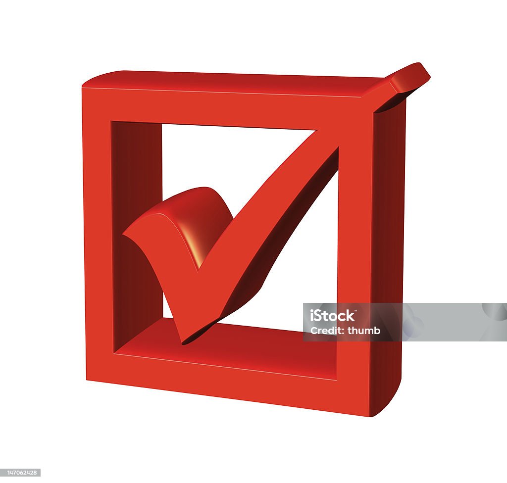 3 d casilla de - Foto de stock de Acuerdo libre de derechos