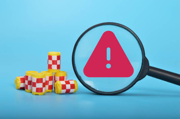 istock hazardous dangerous chemical barrels with warning sign 1470626774