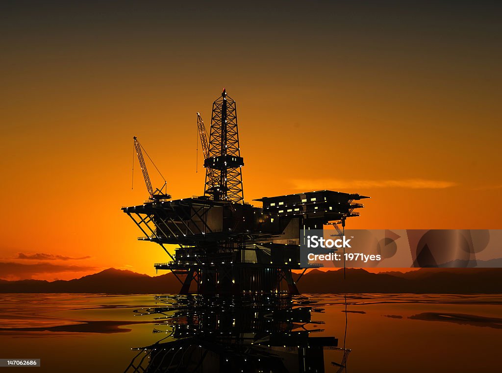 Produção de petróleo - Foto de stock de Bomba de Combustível royalty-free