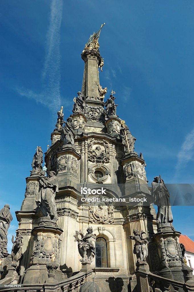 Colonna della Santissima Trinità a Olomouc - Foto stock royalty-free di Architettura