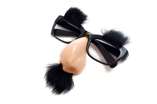 groucho или забавный очки - novelty glasses стоковые фото и изображения