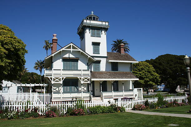 Pt. Fermin Lighthouse stock photo
