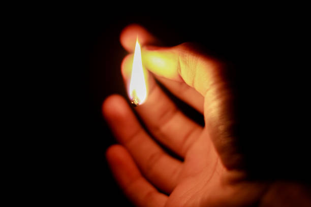 istock a photo of a dramatic lighter by hand 1470635259