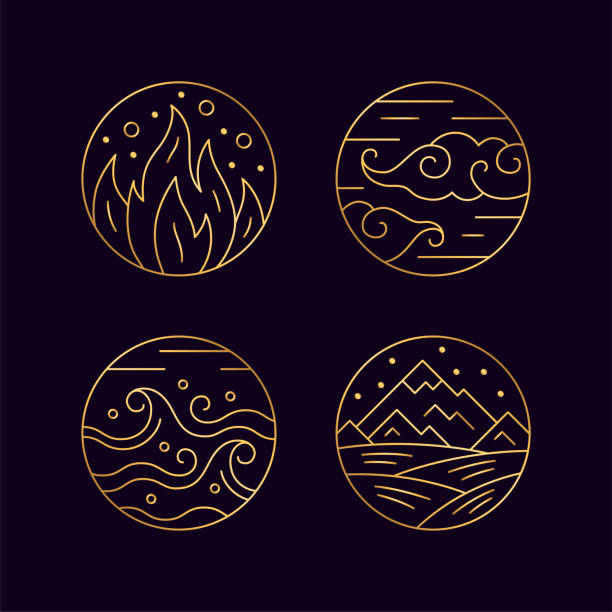 250+ Four Natural Elements Icon Designs Earth Water Air And Fire Stock  Illustrations, Royalty-Free Vector Graphics & Clip Art - iStock