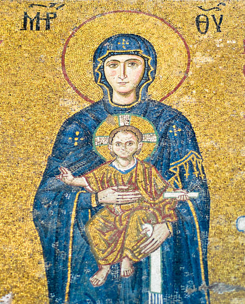 istock Virgin Mary mosaic at Hagia Sophia 147064594