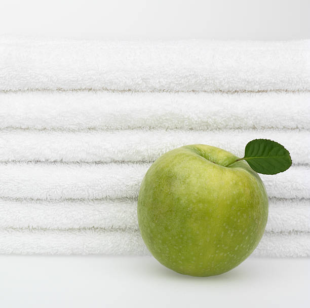 towels stock photo