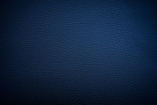 Dark blue leather texture can be use as background