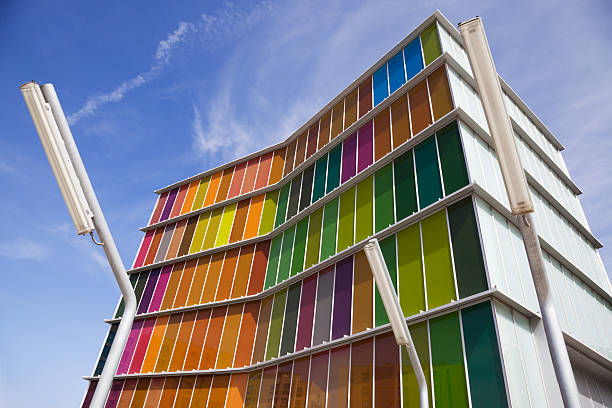 istock Modern glass building close up 147065414