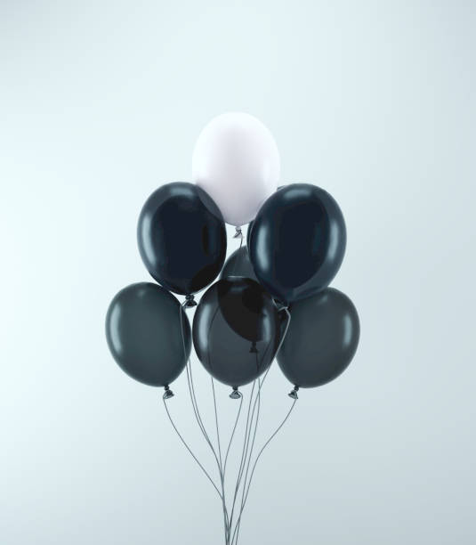 istock Balloons different. Leadership and stand out from the crowd concept. 1470654628