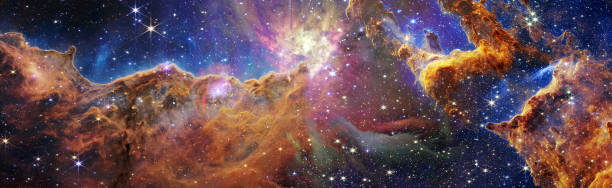 istock Star particle motion on black background, starlight nebula in galaxy at universe Space background. The elements of this image furnished by NASA. 1470661380