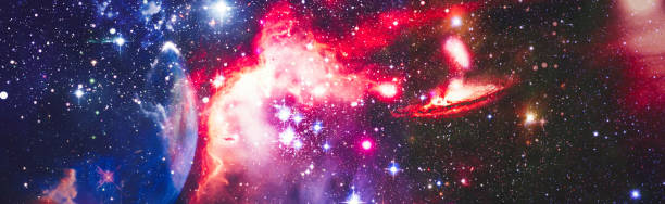 istock Mystical beautiful space. Unforgettable diverse space background Elements of this image furnished by NASA 1470661462