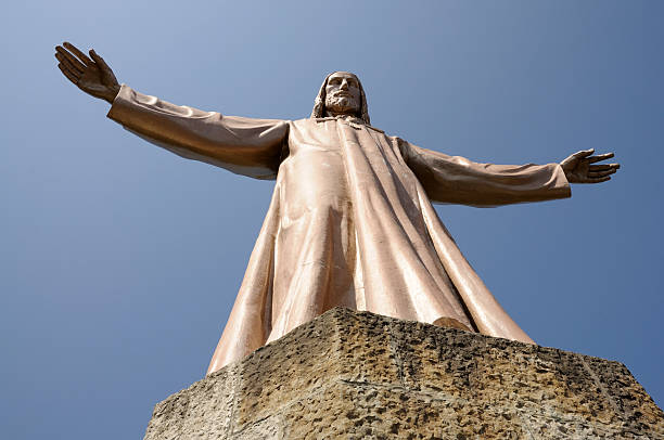 istock Jesus Christus Statue in Barcelona, Spain 147066945
