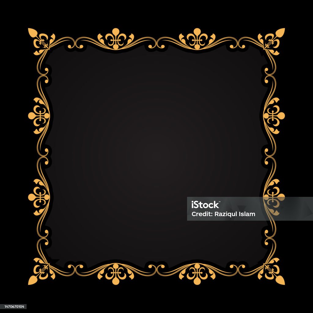 Background Rame Decorative Frame Background Stock Illustration - Download Image Now ...