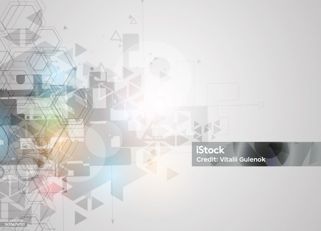 Abstract Technology Background Business Development Direction Stock ...