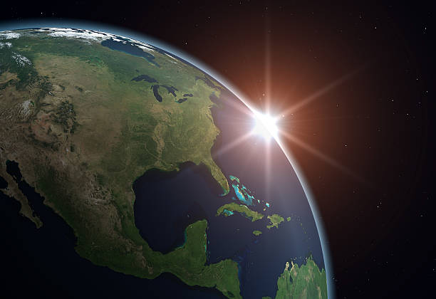 istock View the earth, above North America, from space 147067616
