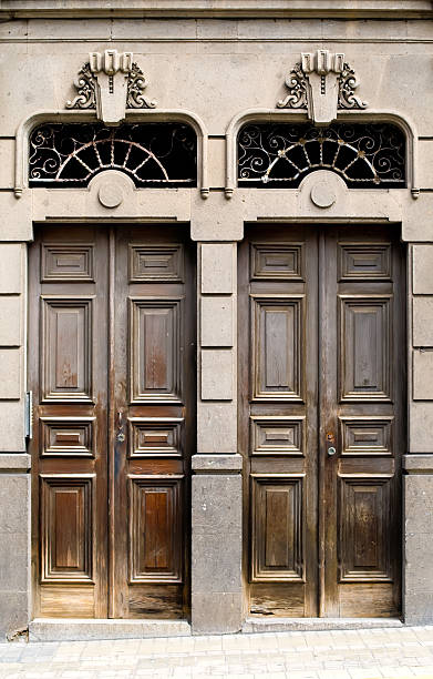 istock Closeup of an old door 147067878