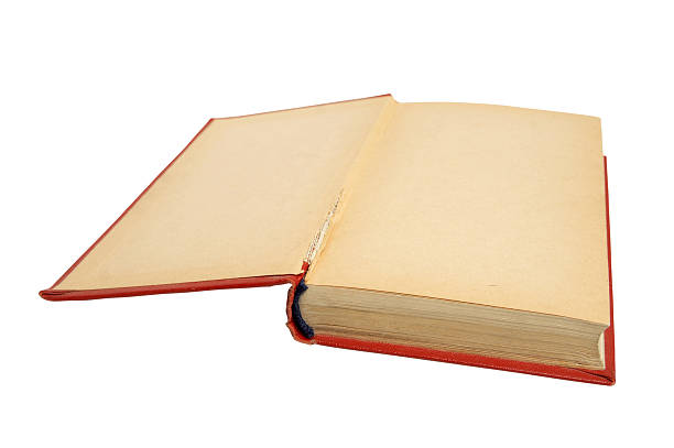 istock The old book in a red cover. It is isolated 147067900