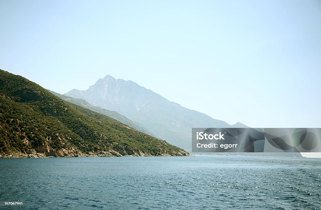 Griechenland Meer-Landschaft - Lizenzfrei Berg Stock-Foto