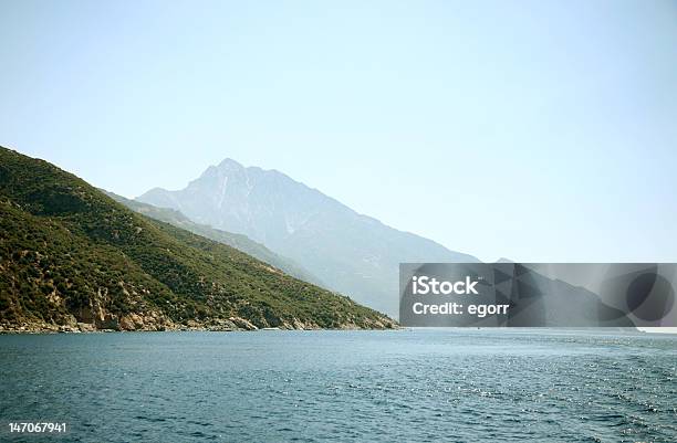 Grecja Morze Pejzaż - zdjęcia stockowe i więcej obrazów Autonomiczna Republika Góry Athos - Autonomiczna Republika Góry Athos, Bez ludzi, Chmura