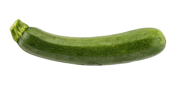 isolated close-up photo of zucchini