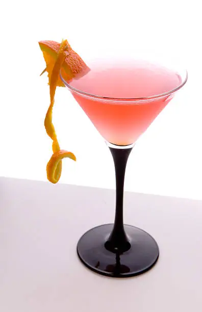 Cosmopolitan Cocktail on the table