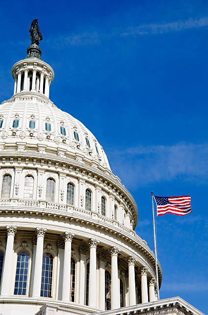 istock US Capitol Building Dome with American Flag 147068304