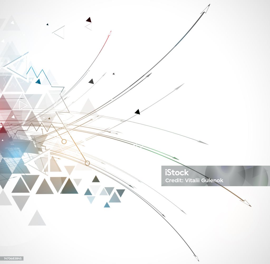 Development Simple Background Abstract Technology Background Business Development Direction Stock ...