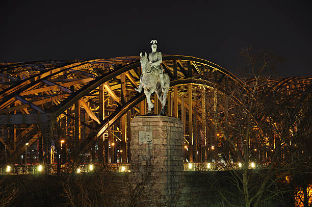 Cologne - Hohenzollern Bridge stock photo