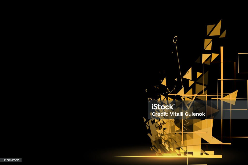 Abstract Technology Background Business Development Direction Stock ...