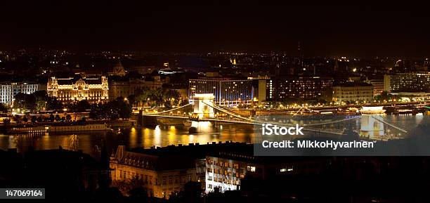 Budapest Di Notte - Fotografie stock e altre immagini di Ambientazione esterna - Ambientazione esterna, Architettura, Barocco