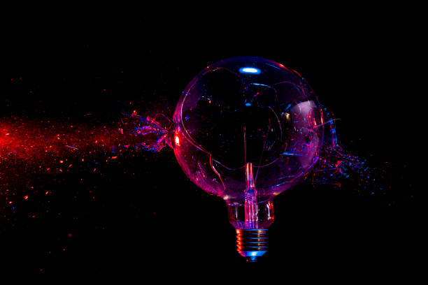istock large filament bulb breaks and creates fragments. 1470693272