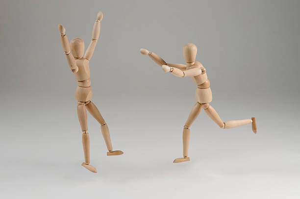 istock Mannequin Friends meet together 147069350
