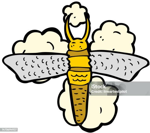 Distorted Bug Cartoon Cartoon Bug Stock Illustration - Download Image Now - Art, Bizarre ...