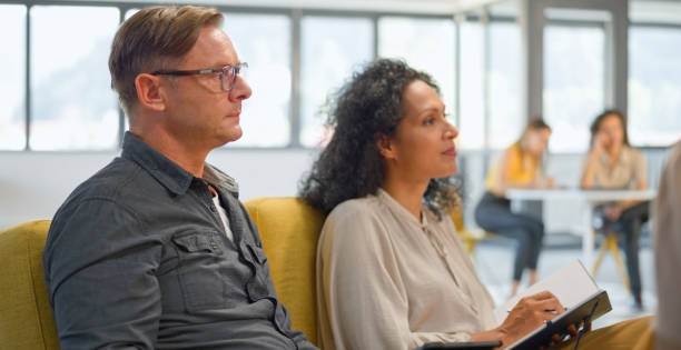istock Business people sitting in office 1470698806