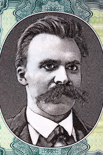 Friedrich Wilhelm Nietzsche a portrait from German money