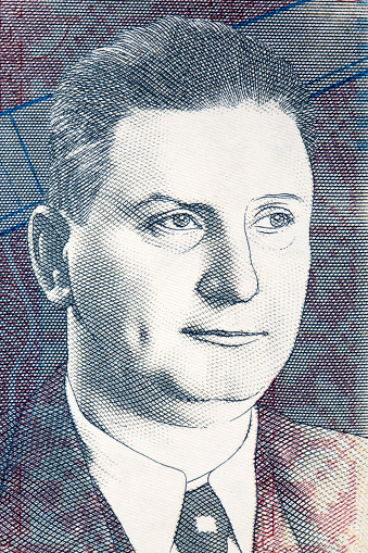 Jan Antonin Baťa a portrait from Czechoslovak money