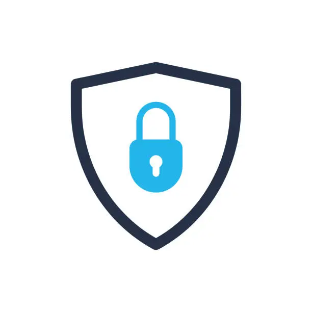 Vector illustration of Security and privacy icon. Single solid icon. Vector illustration. For website design, logo, app, template, ui, etc.