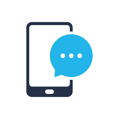 Chat message icon. Single solid icon. Vector illustration. For website design, logo, app, template, ui, etc.