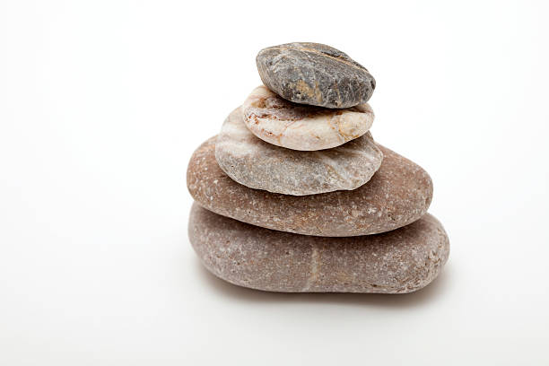 Stacked Stones stock photo