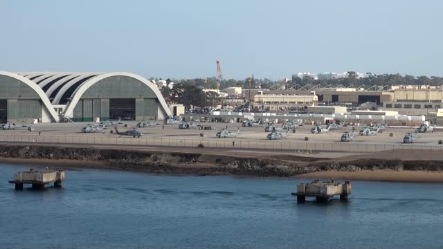 View of Naval Base Coronado - San Diego - California - USA
