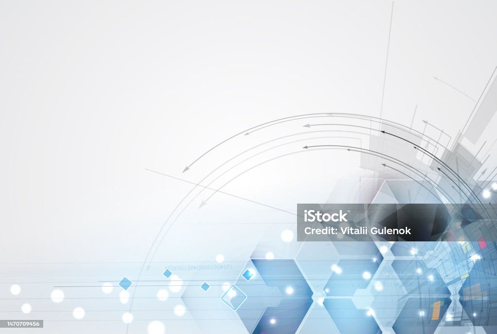 Abstract Technology Background Business Development Direction Stock ...