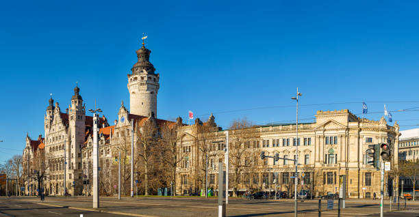 istock Leipzig City Hall in a clear winter day 1470710220