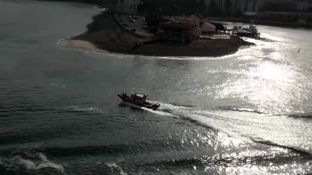US coast guard patrol boat in San Diego - USA
