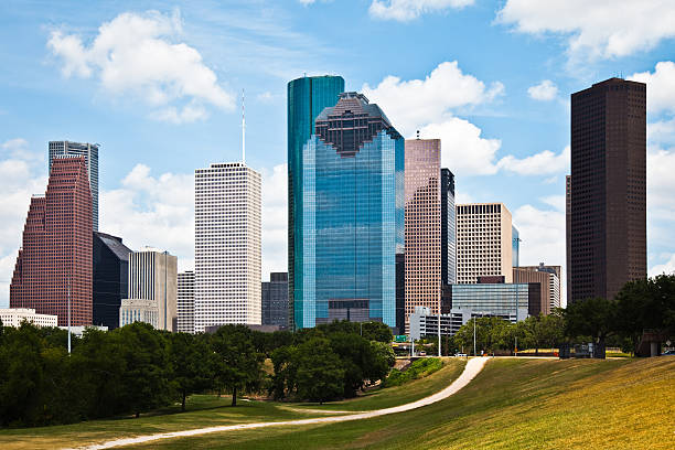 Downtown Houston Texas Cityscape Skyline stock photo