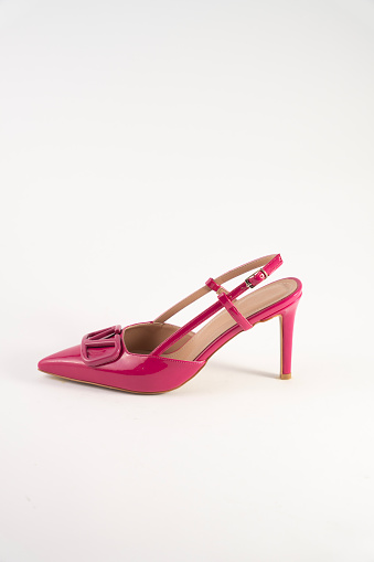modern women's shoes with thin and high heels.  modern women's sandals with thin and high heels.modern,