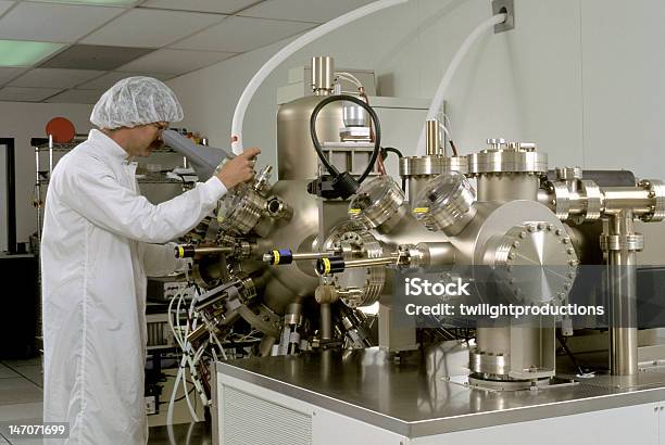 Coating Chamber Stock Photo - Download Image Now - Semiconductor, Chemical Plant, Cleanroom