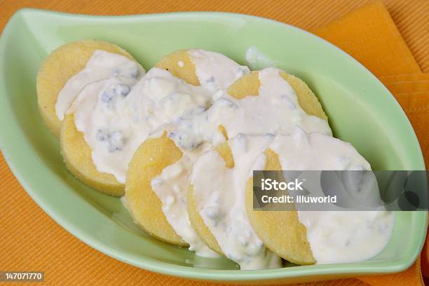 Polenta With Sauce And Vegetable Stock Photo - Download Image Now - Cereal Plant, Corn, Corn - Crop